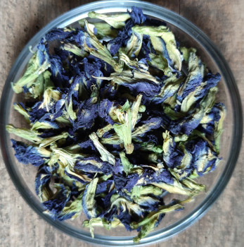 Schamblumen Blüten blau bio